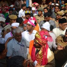 Today offered 'Chadar' on behalf of PM Shri Narendra Modi at dargah of Sufi Saint Hazrat Khwaja Moinuddin Chishti at Ajmer Sharif on 806th annual Urs. 