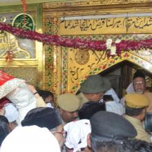 Today offered 'Chadar' on behalf of PM Shri Narendra Modi at dargah of Sufi Saint Hazrat Khwaja Moinuddin Chishti at Ajmer Sharif on 806th annual Urs. 