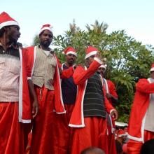 Flagged off Christmas celebration Buon Natale, largest gathering of Santa Claus, at Thrissur (Kerala).