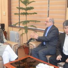 Iran Ambassador H.E Gholamreza Ansari today made a courtesy visit, various issues were discussed.