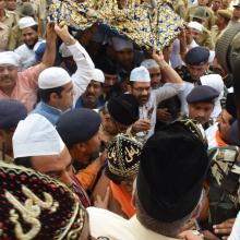 oday offered Chadar of PM Shri Narendra Modi at Ajmer Sharif Dargah of Khwaja Moinuddin Chishti, symbol of Indias great spiritual 