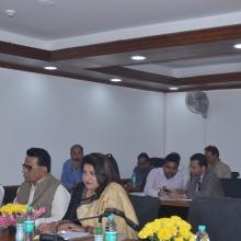  Today chaired Governing Body and General Body meeting of Maulana Azad Education Foundation at Antyodaya Bhawan.