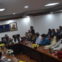 The Union Minister for Minority Affairs, Shri Mukhtar Abbas Naqvi launching the portal for Haj Tour Operators, in New Delhi on December 14, 2017.