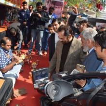 Inaugurated Hunar Haat, spectacular exhibition of traditional art-skills of master artisans at Baba Kharak Singh Marg,