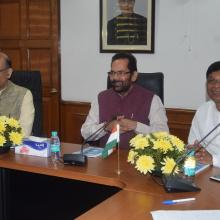 interaction with young & energetic IAS Probationers 2014 batch along with my colleague ministers Shri Jayant sinha & Shri Sudarshan bhagat.