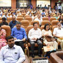 The Union Minister for Minority Affairs, Shri Mukhtar Abbas Naqvi addressing the National Conference of Principal Secretaries-Secretaries in-charge of States - UTs dealing with Minority Affairs, in New Delhi on July 16, 2018.