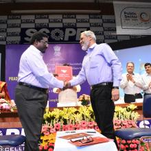 The Union Minister for Minority Affairs, Shri Mukhtar Abbas Naqvi witnessing the signing of MoUs, at the National Conference of Principal Secretaries-Secretaries in-charge of States - UTs dealing with Minority Affairs, in New Delhi on July 16, 2018.