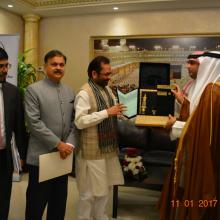 Bilateral agreement for Haj 2017 between India-Saudi Arabia with Haj Minister of Saudi Arabia H.E. Dr Mohammad Saleh Benten at Jeddah